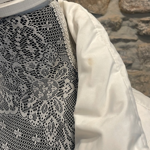 EUC Larry Levine Quilted Waterfowl Feather Filled Puffer Full Zip Coat Sz Large - Picture 6 of 11